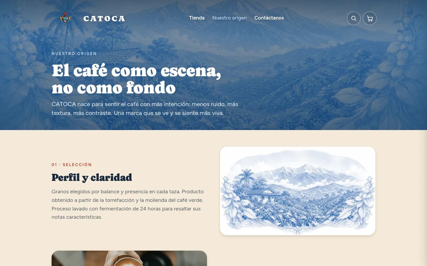 “Our origin” page